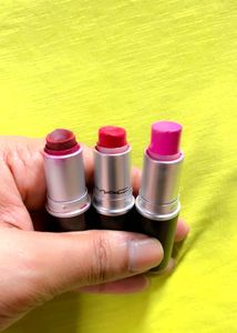 MAC Lipsticks (Set of 3)