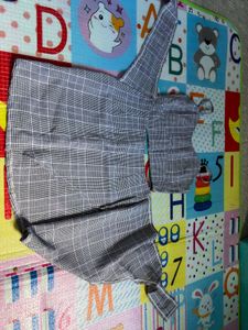 Cute Plaid Crop Top and Skirt Set