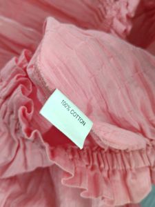 Pink Off Shoulder Tops (Women's)