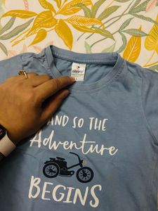 Ollypop Blue Adventure Graphic T-Shirt