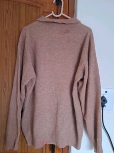 Cozy Knit henley Pullover Sweater