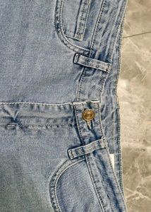 Light Wash Denim Bermuda Shorts