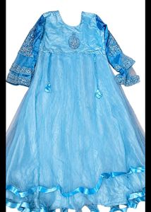 Stunning Sky Blue Embellished Gown