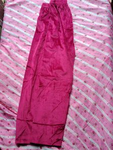 Elegant Burgundy Velvet Kurta with palazo