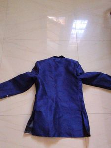 Men's Royal Blue Ethnic Jacket