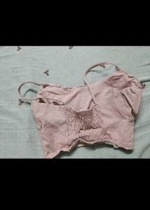 Chic Ruffle Trim padded Top