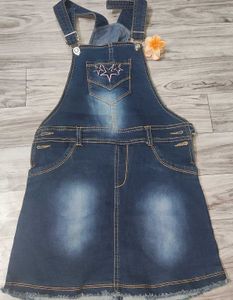 y2k star denim overalls