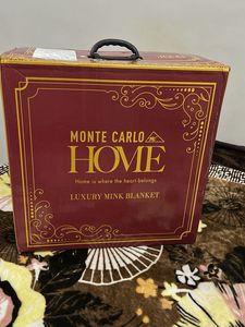 New -Monte Carlo Home Luxury Mink Blanket