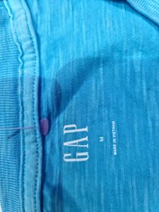 Gap blue T-Shirt with Palm Tree Graphic