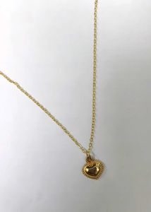 Golden Heart Pendant Necklace