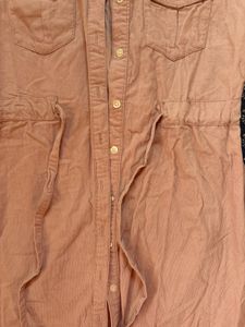 Corduroy Shirt Dress