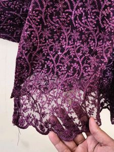 Elegant Sequin Embroidered sharara kurti