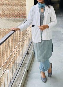 Elegant Striped Kurta and Palazzo Set