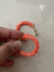 Sparkly Hoop Earrings