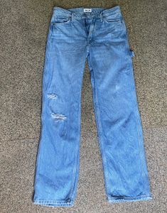 H&M  Light Wash Distressed Jeans