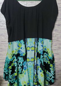Boho Print Empire Waist Dress