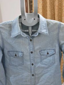 Light Wash Denim Shirt