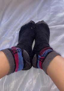 Comfy Striped Ankle Socks