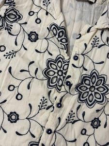 Embroidered Floral Blouse