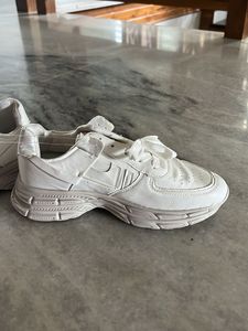 White Platform Sneakers