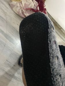 Cozy Fuzzy Slippers with Bow Detail