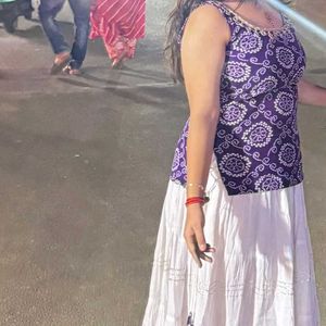Beautiful Purple short kurti