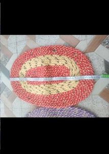 Oval Braided door mat  Set