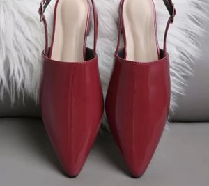 Red Slingback Heels