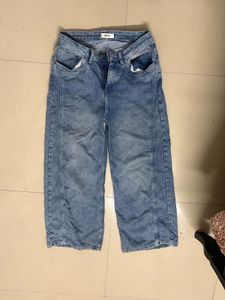 Light Wash Wide Leg Jeans
