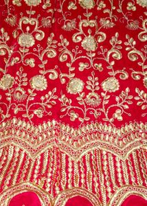 Red Embroidered Lehenga Choli