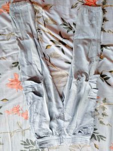 Light Blue Cargo Pants