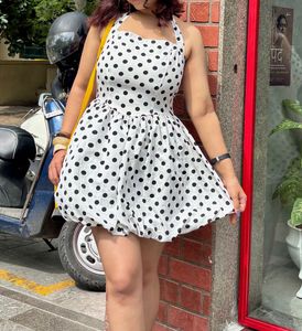 Polka Dot Mini Dress