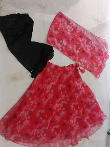 Women's Floral Print Lehenga Choli Set