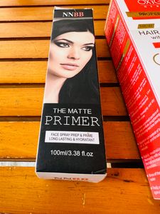 Combo💥 The Matte Primer &amp; Hair Straightener Cream