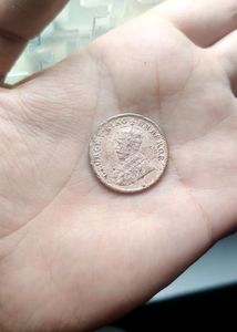 George V King Emperor One Quarter Anna 1919
