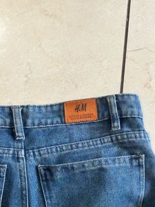 Wide Leg Dark Wash Denim Jeans