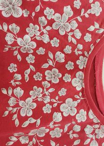 Red Floral Print T-Shirt