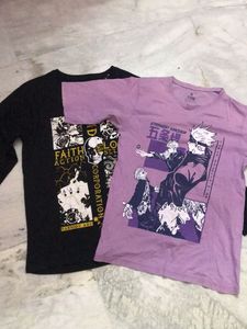 Anime Graphic Tees - 2 Pack
