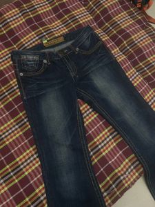Stylish Dark Wash Denim Jeans