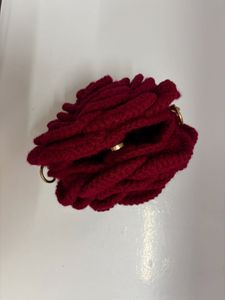 Handmade Rose Clutch with Pearls