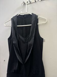 Promod Black Sleeveless Jumpsuit