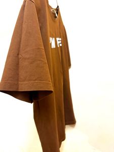 Brown Graphic Print T-Shirt