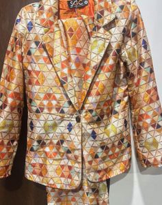 Unique Geometric Print Co-ord Set