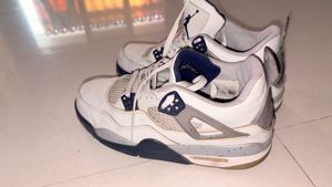 Retro White Air Jordan Sneakers