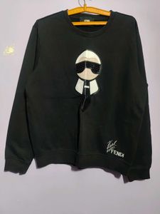 Fendi Karl Lagerfeld Graphic Sweatshirt