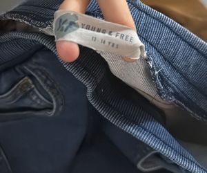 Blue Denim Joggers