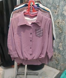 Elegant Blouse with Pocket Detail