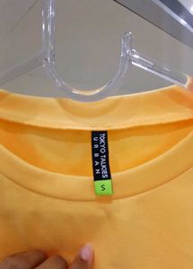Yellow Crop Top