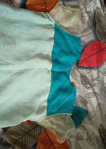 Sea Green With Biscuit Colour Coat Model Kurthi 💚