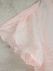 Trendy Soft Pink Crinkle Top